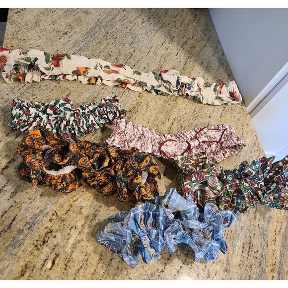 Lot of 6 Assorted Basket Garter Bow Holiday. some Longaberger - Picture 1 of 10